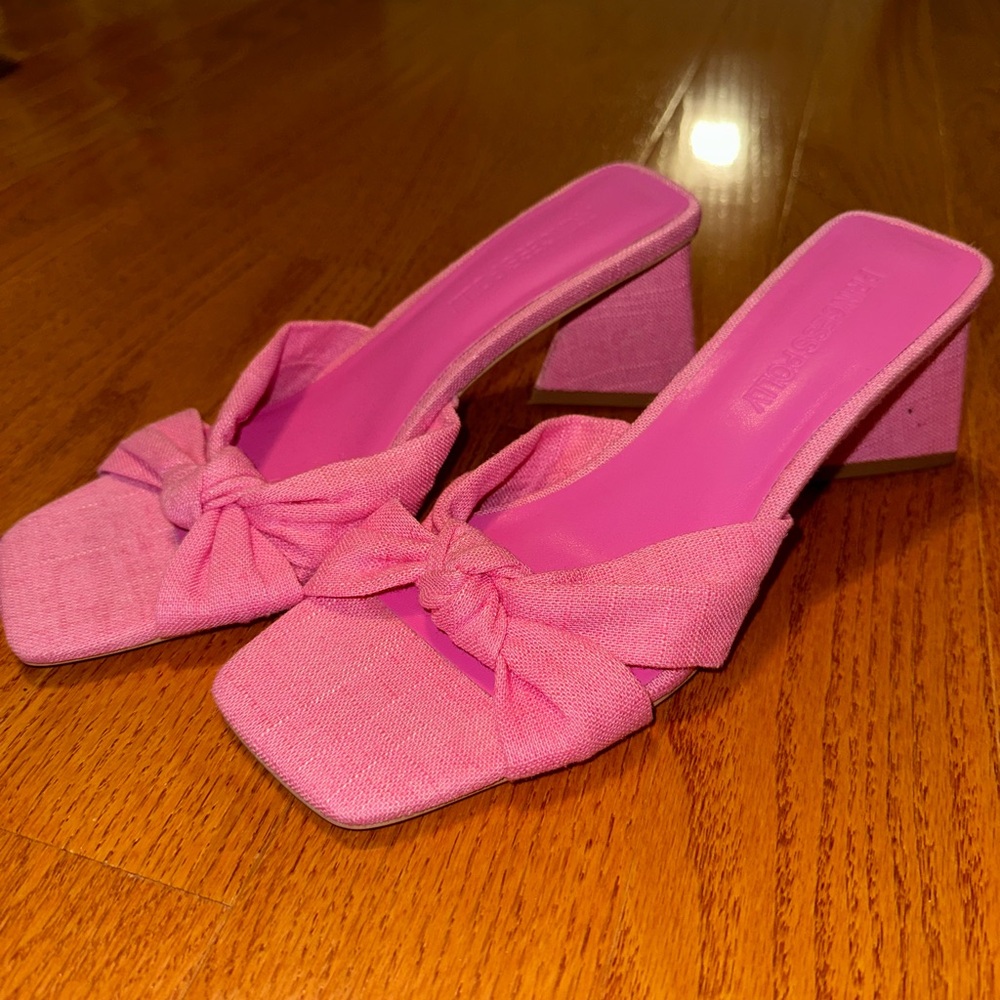 Pink Knotted Women's Heels